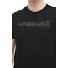 Lumberjack Ulrich 11id1-100 0 Yaka Erkek Tshirt - Siyah