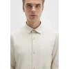Mavi 0211658 Erkek Gomlek - Bej