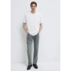 Mavi 0610100 0 Yaka Erkek Tshirt - Beyaz