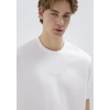 Mavi 0610100 0 Yaka Erkek Tshirt - Beyaz