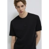Mavi 0610100 0 Yaka Erkek Tshirt - Siyah