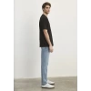 Mavi 0610136 0 Yaka Erkek Tshirt - Siyah