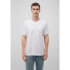 Mavi 0610252 0 Yaka Erkek Tshirt - Beyaz