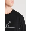Mavi 0610254 0 Yaka Erkek Tshirt - Siyah