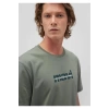 Mavi 0610943 0 Yaka Erkek Tshirt - Haki