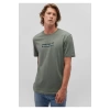 Mavi 0610943 0 Yaka Erkek Tshirt - Haki