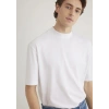 Mavi 0611193 0 Yaka Erkek Tshirt - Beyaz