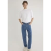 Mavi 0611193 0 Yaka Erkek Tshirt - Beyaz