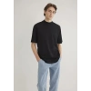 Mavi 0611193 0 Yaka Erkek Tshirt - Siyah