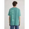 Mavi 0611311 0 Yaka Erkek Tshirt - Yesil