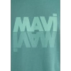 Mavi 0611311 0 Yaka Erkek Tshirt - Yesil