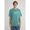 Mavi 0611311 0 Yaka Erkek Tshirt - Yesil