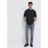 Mavi 0611596 0 Yaka Erkek Tshirt - Siyah
