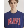 Mavi 0611711 0 Yaka Erkek Tshirt - Mavi