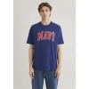 Mavi 0611711 0 Yaka Erkek Tshirt - Mavi