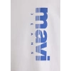 Mavi 0611745 0 Yaka Erkek Tshirt - Beyaz