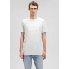 Mavi 0611789 0 Yaka Erkek Tshirt - Gri