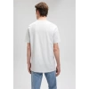 Mavi 0611789 0 Yaka Erkek Tshirt - Gri