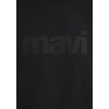 Mavi 0611807 0 Yaka Erkek Tshirt - Siyah