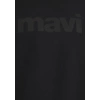 Mavi 0611807 0 Yaka Erkek Tshirt - Siyah