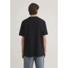 Mavi 0611807 0 Yaka Erkek Tshirt - Siyah