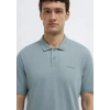 Mavi 0611837 Yakali Erkek Tshirt - Mint Yesil