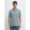 Mavi 0611837 Yakali Erkek Tshirt - Mint Yesil