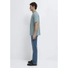 Mavi 0611837 Yakali Erkek Tshirt - Mint Yesil