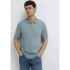 Mavi 0611837 Yakali Erkek Tshirt - Mint Yesil