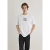 Mavi 0612004 0 Yaka Erkek Tshirt - Beyaz
