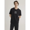 Mavi 0612004 0 Yaka Erkek Tshirt - Siyah