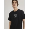 Mavi 0612004 0 Yaka Erkek Tshirt - Siyah