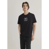 Mavi 0612004 0 Yaka Erkek Tshirt - Siyah