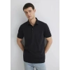 Mavi 0612011 Yakali Erkek Tshirt - Siyah