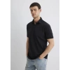 Mavi 0612011 Yakali Erkek Tshirt - Siyah