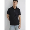 Mavi 0612011 Yakali Erkek Tshirt - Siyah