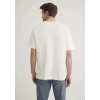 Mavi 0612227 0 Yaka Erkek Tshirt - Krem