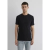 Mavi 0612324 0 Yaka Erkek Tshirt - Siyah