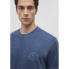 Mavi 0612400 0 Yaka Erkek Tshirt - Lacivert