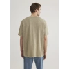Mavi 0612402 0 Yaka Erkek Tshirt - Yesil