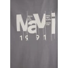 Mavi 0612461 0 Yaka Ekrek Tshirt - Gri