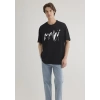 Mavi 0612469 0 Yaka Erkek Tshirt - Siyah
