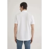 Mavi 0612525 Yakali Erkek Tshirt - Beyaz