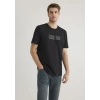 Mavi 0612528 0 Yaka Erkek Tshirt - Siyah