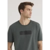 Mavi 0612528 0 Yaka Erkek Tshirt - Yesil