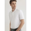 Mavi 0612530 Yakali Erkek Tshirt - Beyaz