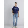Mavi 0612587 0 Yaka Erkek Tshirt - Lacivert