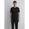 Mavi 0612647 0 Yaka Erkek Tshirt - Siyah