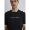 Mavi 0612647 0 Yaka Erkek Tshirt - Siyah