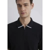 Mavi 0612654 Yakali Erkek Tshirt - Siyah
